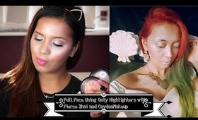 👑 Full Face using only Highlighters collab with Fierce Zhai | CaydaaMakeup