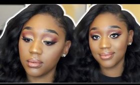 Sunset Eyes Makeup Tutorial | Dark skin | 2017