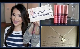 Mini Fashion Haul + $250 Giveaway! - WILDFOX, Dogeared, NYX, TOMS - hollyannaeree