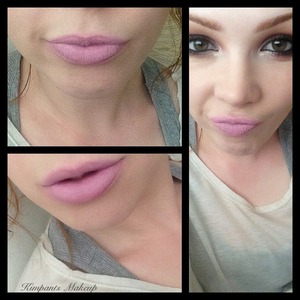 Mixed the same lipstick from the last photo with the NYX Jumbo Pencil in Milk :)

Read my review on http://kimpantsmakeup.blogspot.co.uk