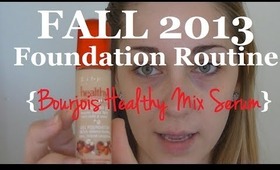 Fall 2013 Foundation Routine { Bourjois Healthy Mix Serum Gel Foundation}