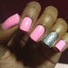 Pink Nails and Sparkle