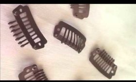 What is a Wig Clip?  7 Teeth Stick Shape Small 24*11 DIY Wig Clips