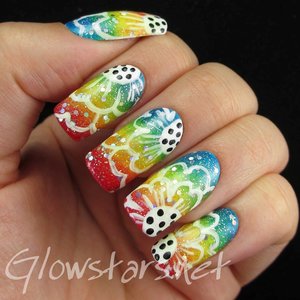 Read the blog post at http://glowstars.net/lacquer-obsession/2014/10/the-digit-al-dozen-does-florals-floral-outline-on-a-gradient/