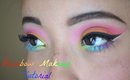 Rainbow Makeup using BhCosmetics Take me to Brazil palette!
