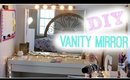 DIY Hollywood Vanity Light Mirror | DIY Room Decor ♥ Easy, Cheap, & NO DRILLING!