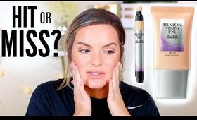 NEW REVLON FX FOUNDATION & CONCEALER! Full Day Wear Test | Casey Holmes