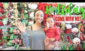 COME WITH ME TO DOLLAR TREE! MAKEUP ORGANIZERS, CHRISTMAS GALORE + MORE!