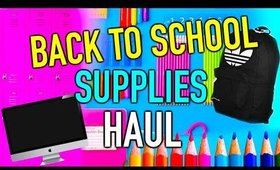 Back to school supplies haul 2015 + giveaway!