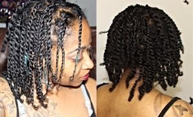 #NaturalHair Saga |  How To Semi Mini Twists Tutorial on "Natural Hair"