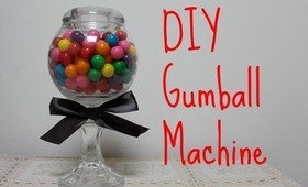 DIY Gumball Machine For Room Decoration: Dollar Store Crafts