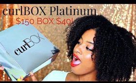 curlBOX Platinum UNBOXING!!! | $150 WORTH OF PRODUCTS! |