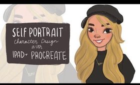 Self Portrait Character Design- iPad Pro and Procreate