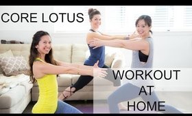 Workout With Me at home with Core Lotus