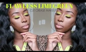 FLAWLESS LIME GREEN MAKEUP