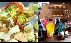 Ensalada rápida, gym y compras | Kittypinky