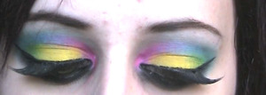 Another of rainbow Sugarpill, but with lashes