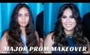 The Best PROM Makeup & Hair Makeover EVER! Beauty Tutorial & Demo - mathias4makeup