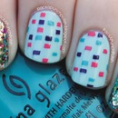 Disco Squares and Glitter