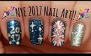 New Years Eve 2017 Nail Art Tutorial | Nail Design | Stephyclaws