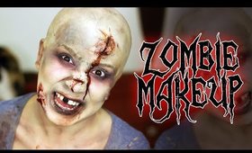 ZOMBIE HALLOWEEN MAKEUP TUTORIAL (MEN & WOMEN)