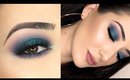 Colorful Blue Smokey Eye Makeup Tutorial