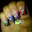 Right hand nail art...