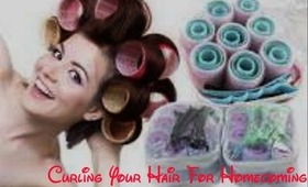 Homecoming Series: Curling Your Hair