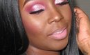 Burgundy and Pink makeup tutorial