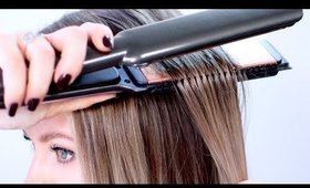 Hair Comb Attached To Flat Iron... Is it GENIUS?!