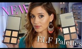 NEW ELF Studio Foundation Palette & Contour Palette Review & Demo