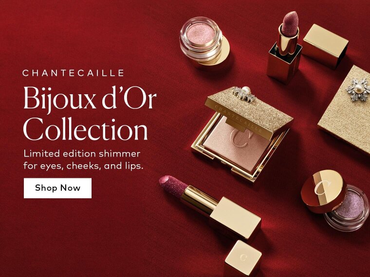 Shimmering eyes, luminous cheeks, and metallic lips: discover Chantecaille’s limited edition holiday collection at Beautylish.com