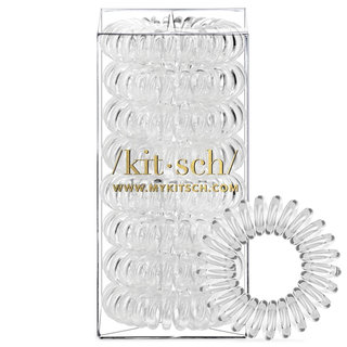 8 Pack Hair Coils Transparent