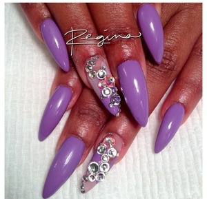 Eisse purple with diamonds 