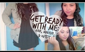 ♡Get Ready With Me: Hair, Makeup, & Outfit | Thanksgiving Edition♡