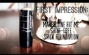 First Impression : Maybelline Fit Me Shine-Free Stick Foundation | missilenejoy