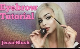 Eyebrow tutorial by Jessie Blush