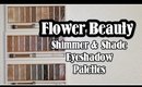 Flower Beauty Shimmer & Shade Eyeshadow Palettes - Review & Demo