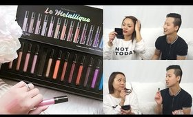 Swatching Lancôme Le Metallique Metallic Lip Lacquer | Charmaine Dulak