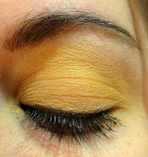 Yellow Summer Makeup of the Day