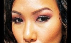 Holiday Dinner/Party Makeup - Smokey Coppery Eyes