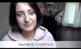 Neve Cosmetics Haul/Nathalie-BeautyOver40