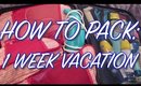 PACKING VLOG! What I Packed for Week-Long Caribbean Vacation