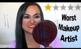TAMIL - I WENT TO THE WORST REVIEWED MAKEUP ARTIST!! REALLY???