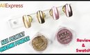 Aliexpress | Nail Pigment Chrome Powder | Review and Swatches