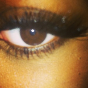 Tired of the strip lashes so I decided to pop on the individuals. I think I did a good job!! 
