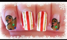 Advent Calendar | 10 - Gingerbread Tips nail art ✩ Martina Ek