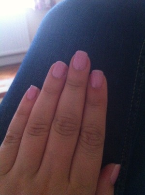 Simple pink nails. Pedal faster suzi by opi