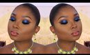 Royal Blue Glitter Full Face Make up tutorial ft. Royal & Langnickel - Queenii Rozenblad