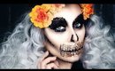 Day of the Dead | Dia de los Muertos | Sugar Skull Halloween Glam Makeup | mathias4makeup